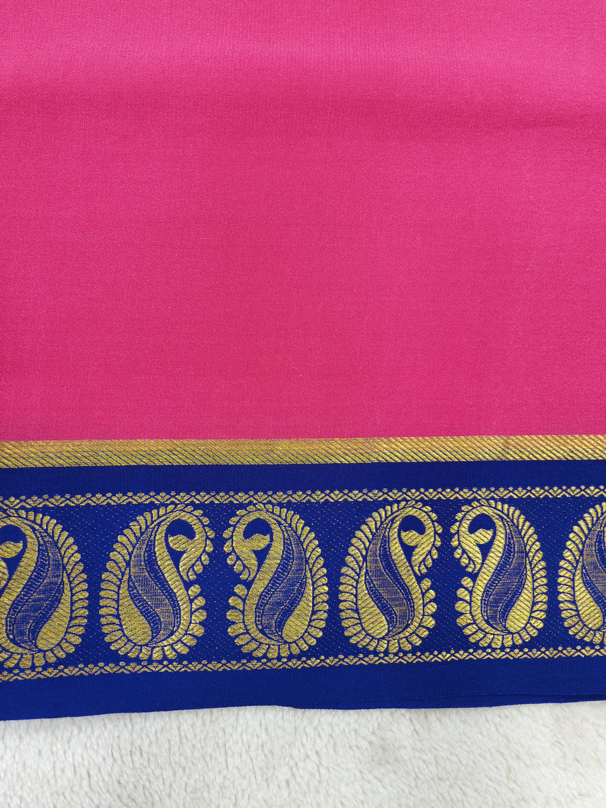 Pure Crepe Mysore silk saree 1112901 (120GSM)
