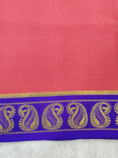 Pure Crepe Mysore silk saree 1112901 (120GSM)