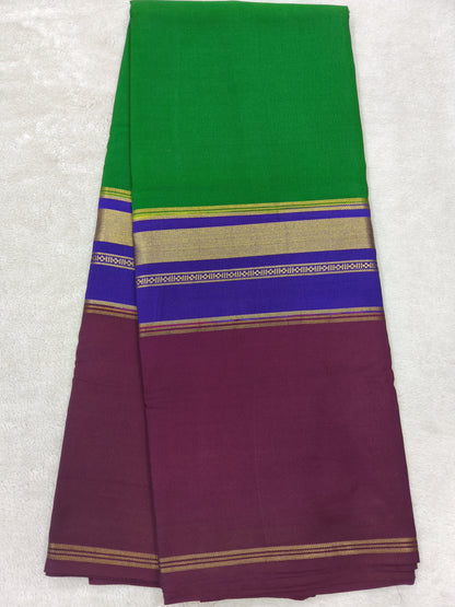 Pure Crepe Mysore silk saree 1112901 (120GSM)