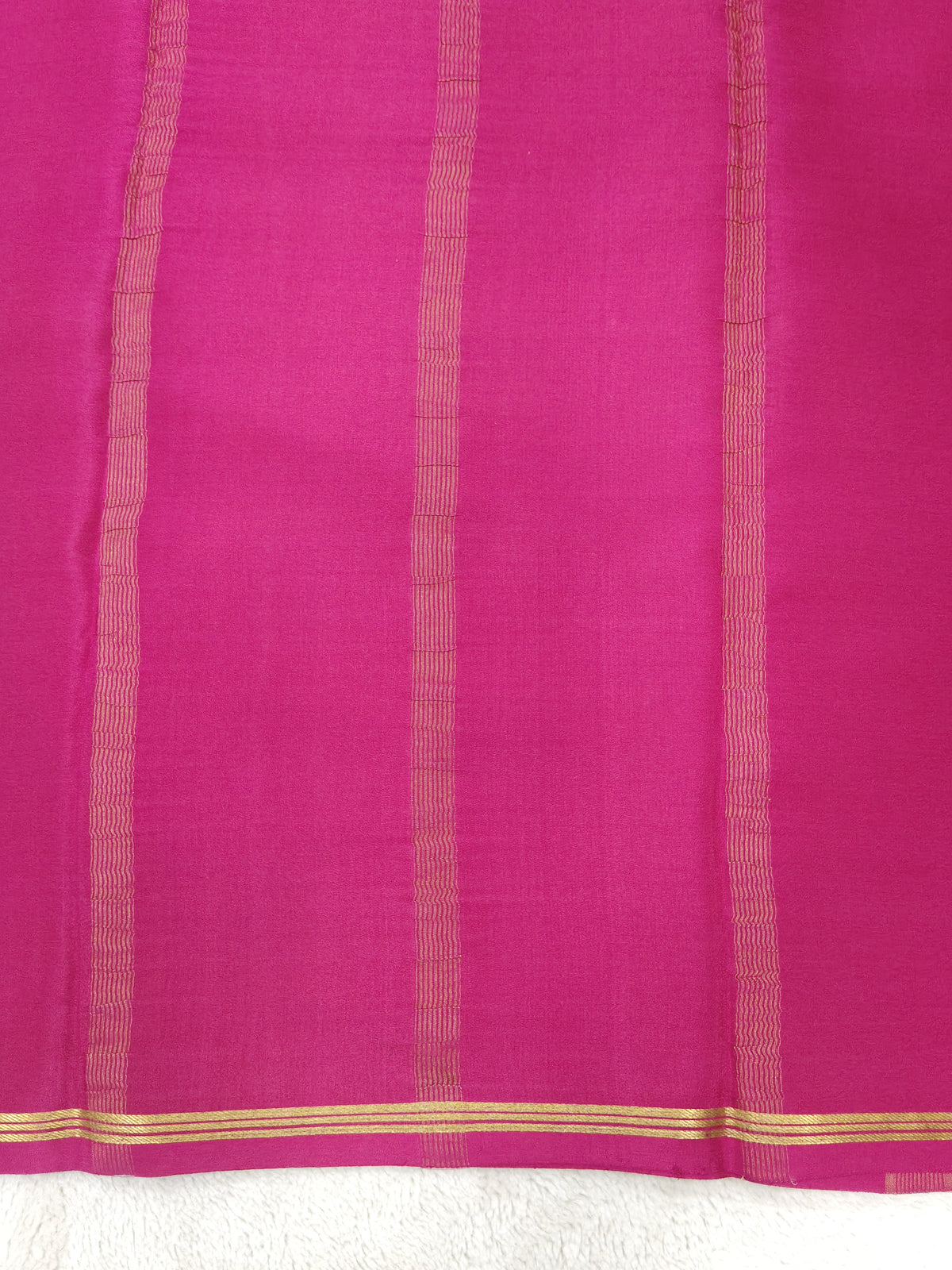 Pure Crepe Mysore silk saree 1112901 (120GSM)
