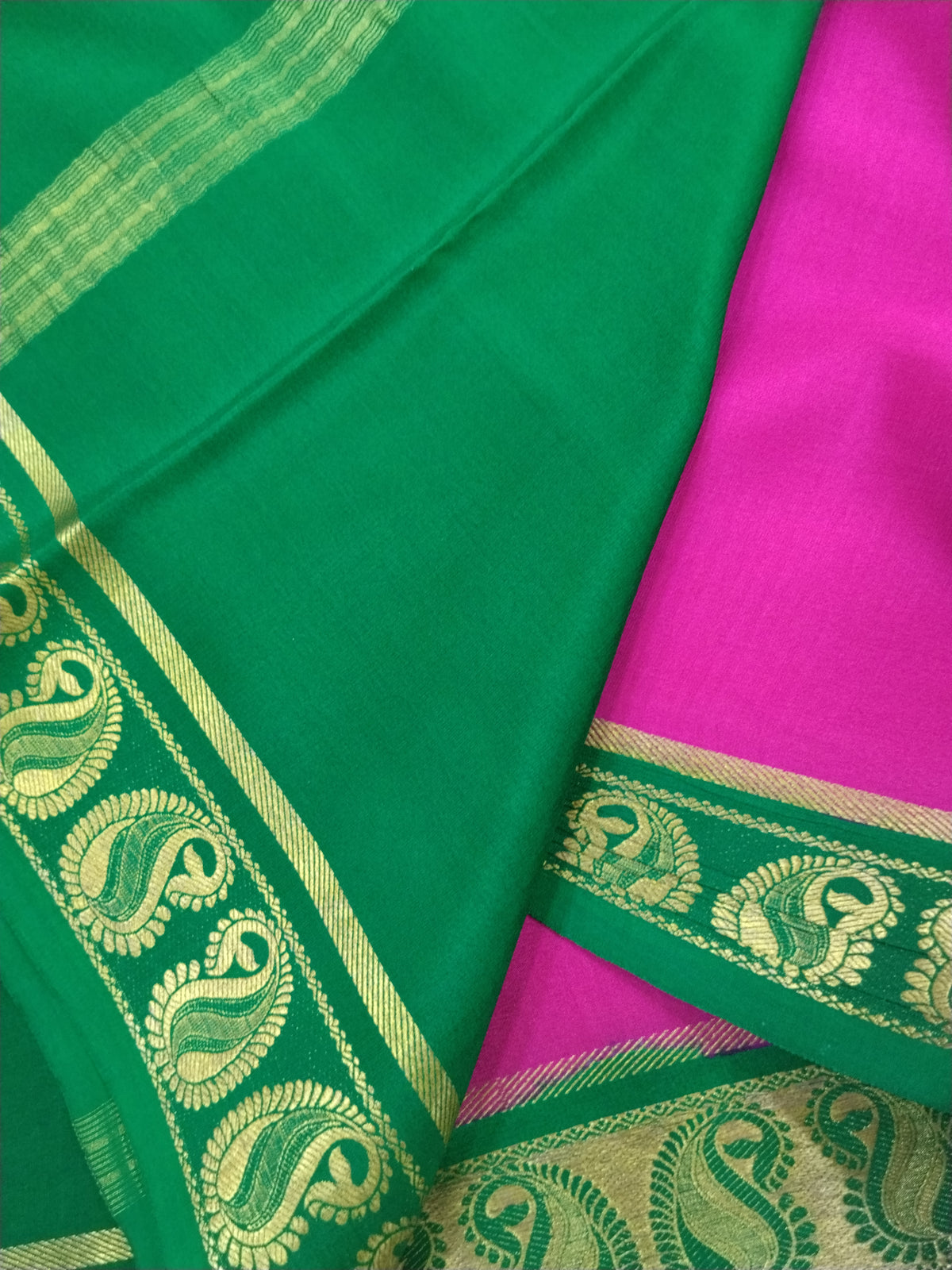 Pure crepe Mysore Silk 1112901 ( 120 Gsm )