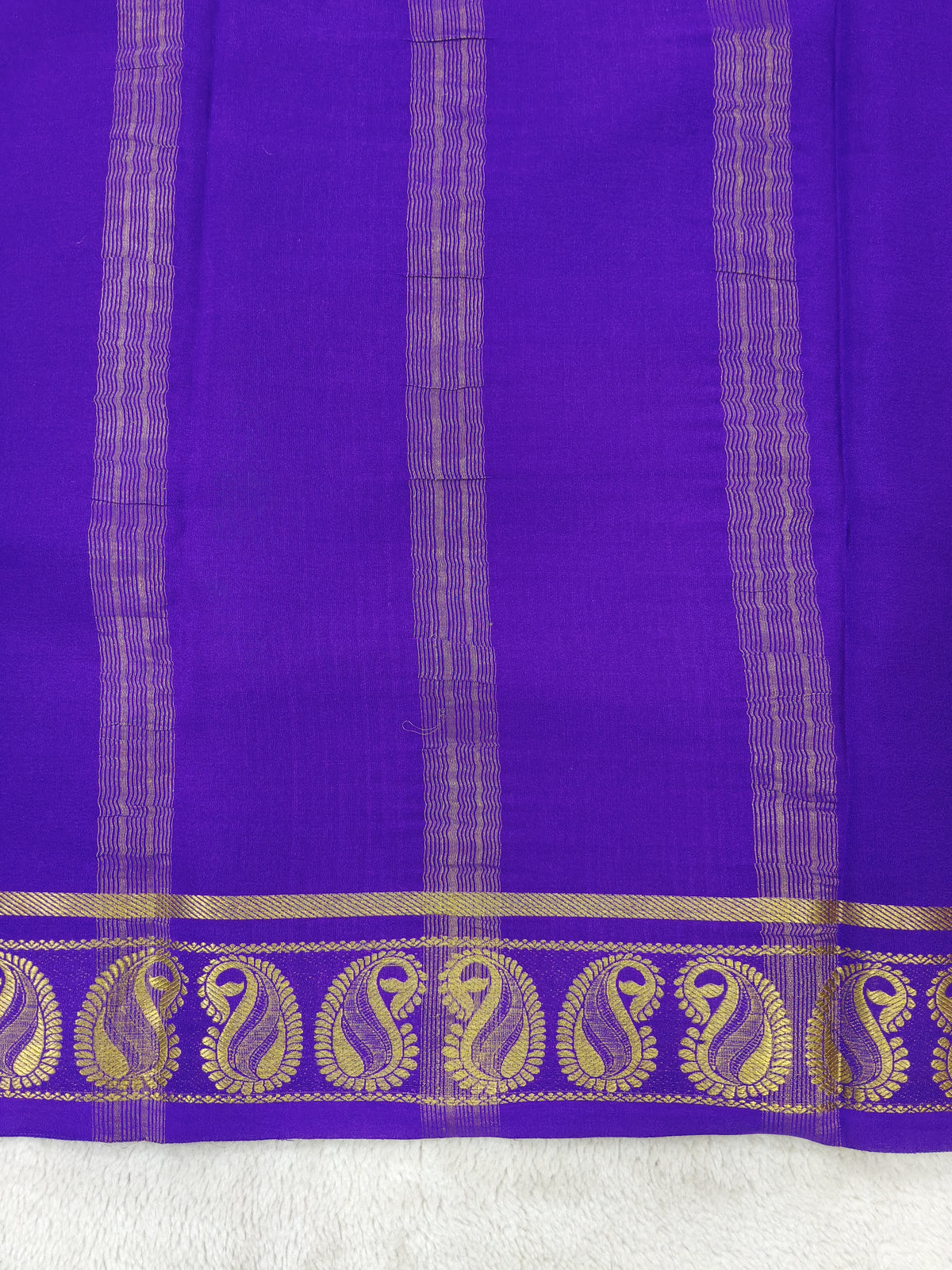 Pure Crepe Mysore silk saree 1112901 (120GSM)