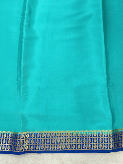 Pure  crepe Mysore silk saree1112901(120GSM)