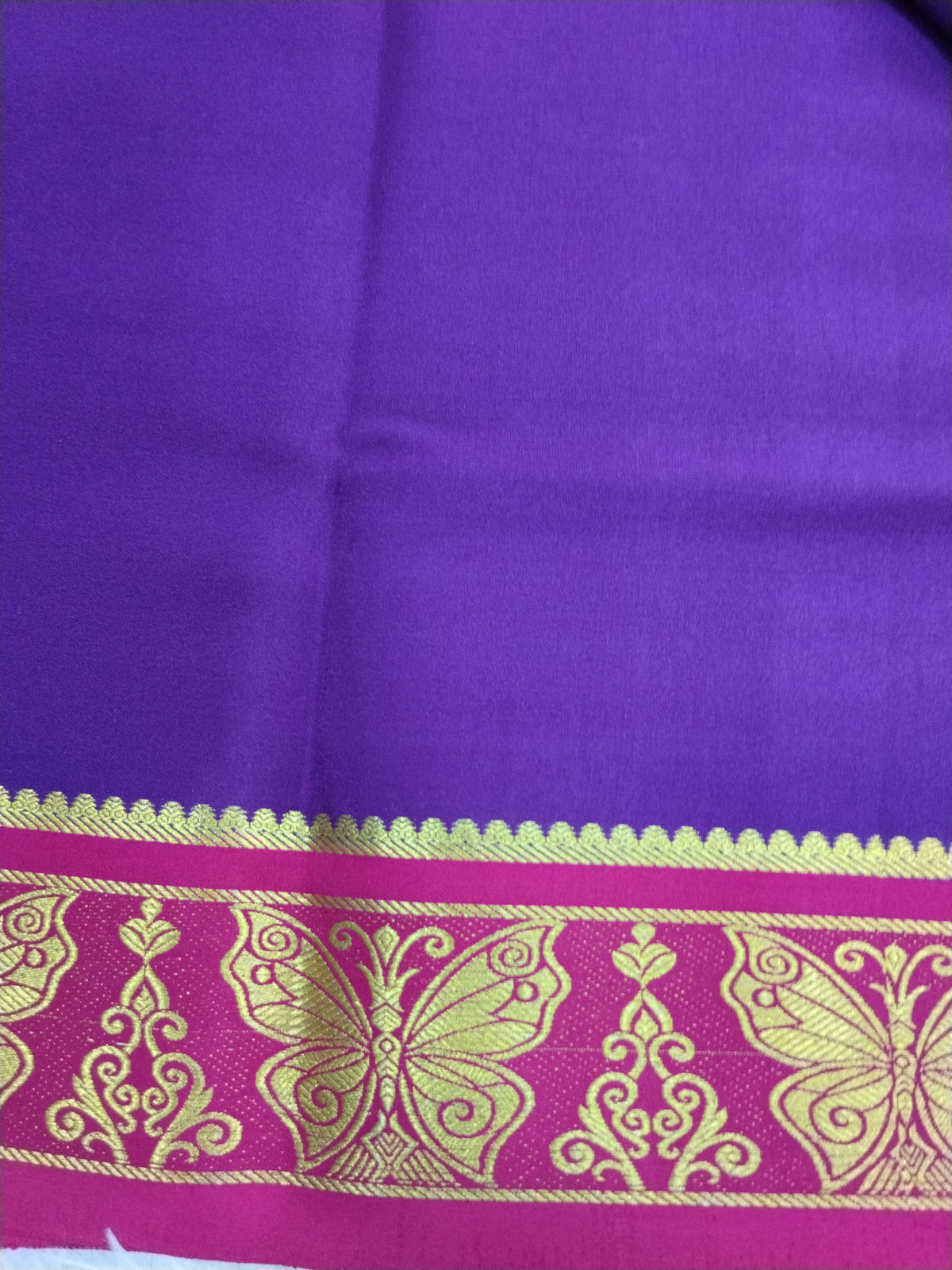 Pure Crepe Mysore Silk 1112901 ( 120 Gsm )