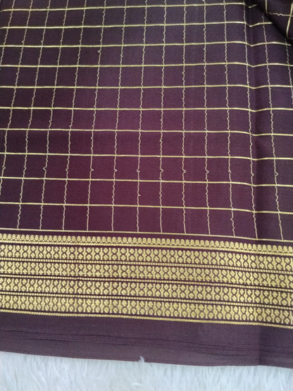 Pure Crepe Mysore Silk 1112901 ( 120 Gsm )