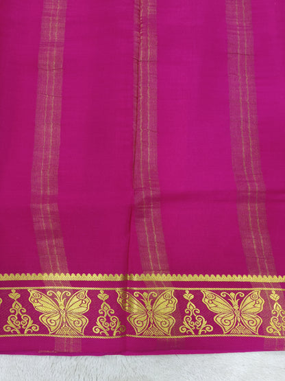 Pure Crepe Mysore silk saree 1112901 (120GSM)