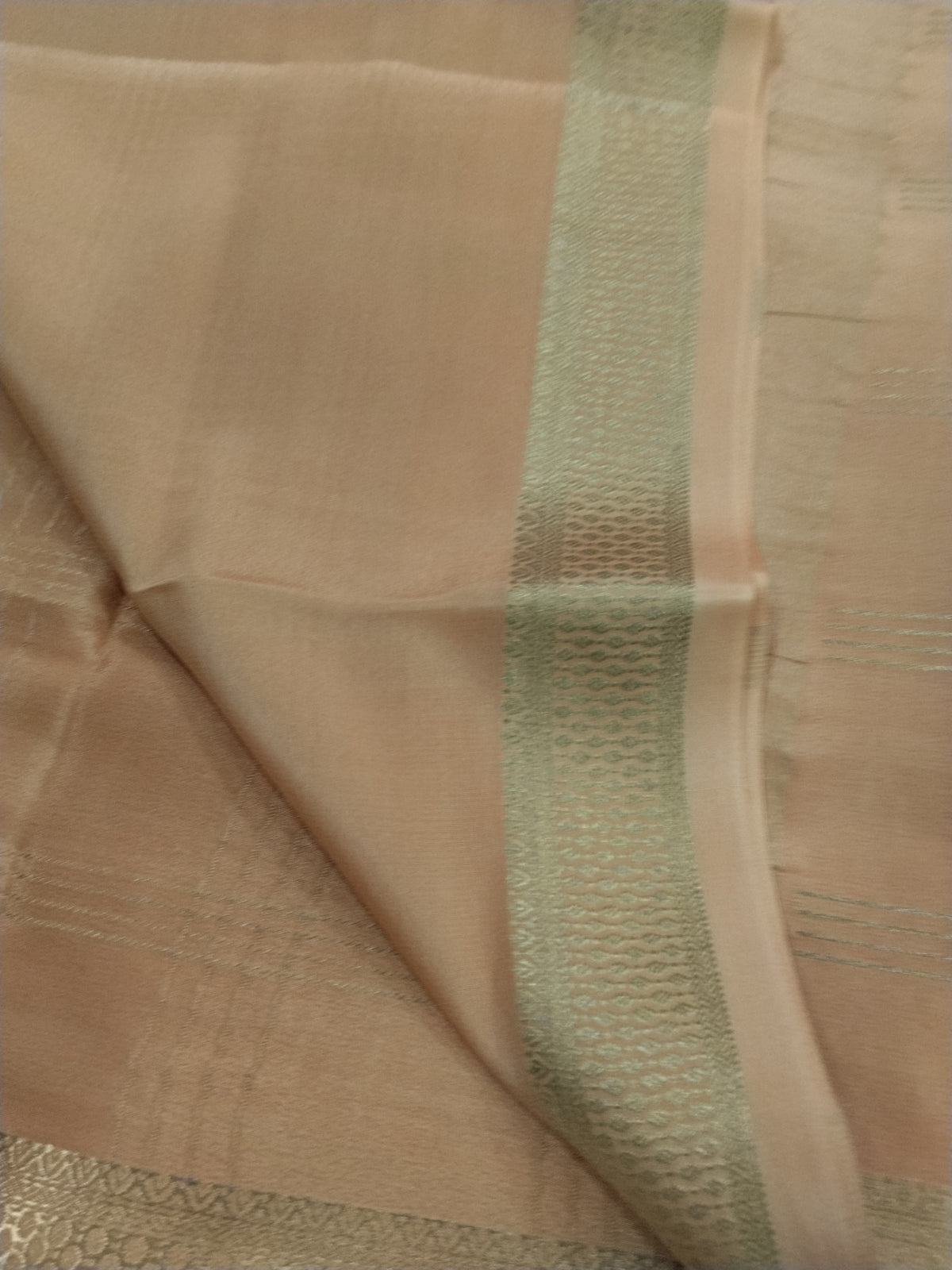 Pure Crepe Mysore Silk 1112901 ( 120 Gsm )