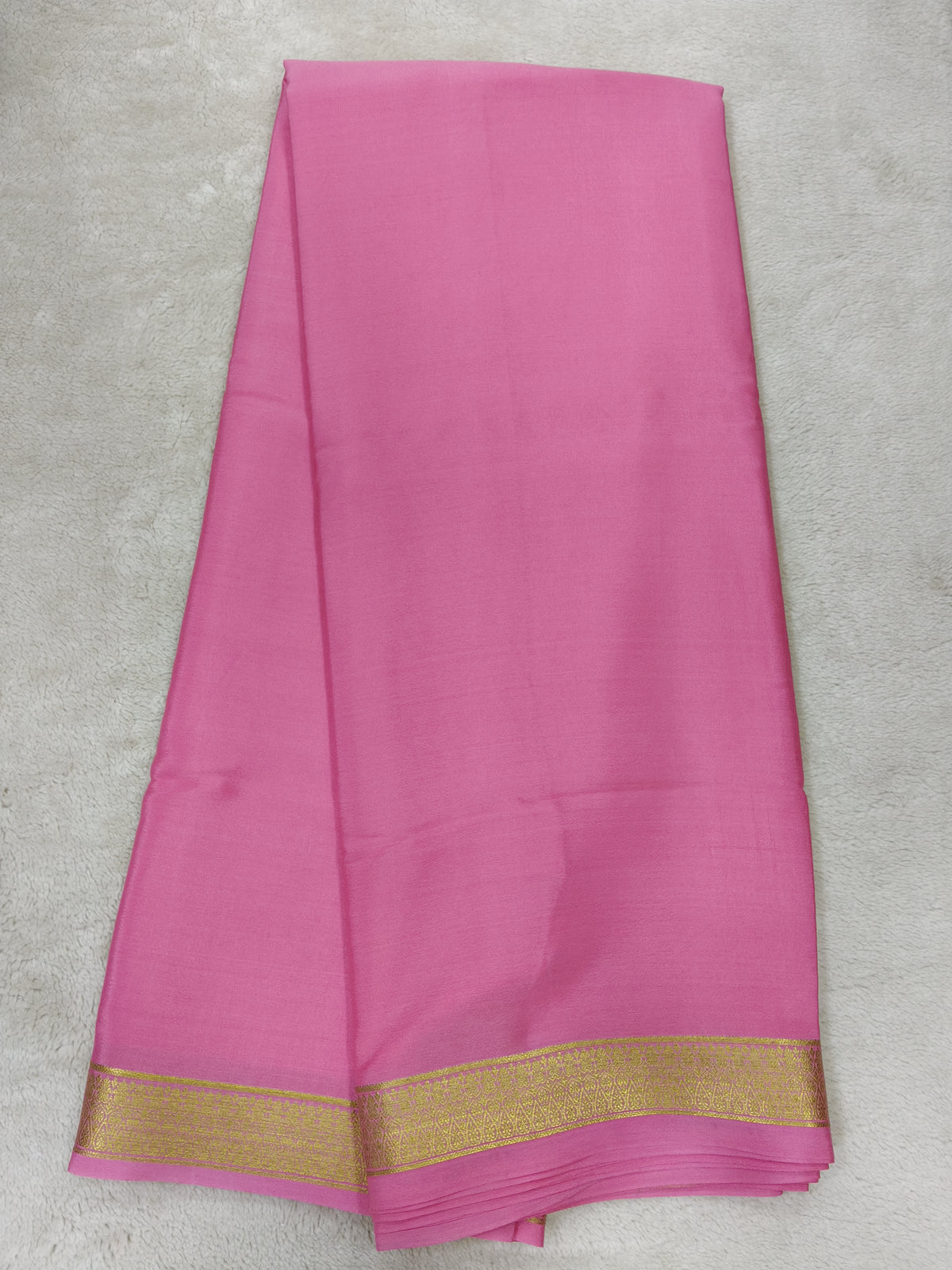 Pure crepe Mysore silk saree 1112901(120GSM)
