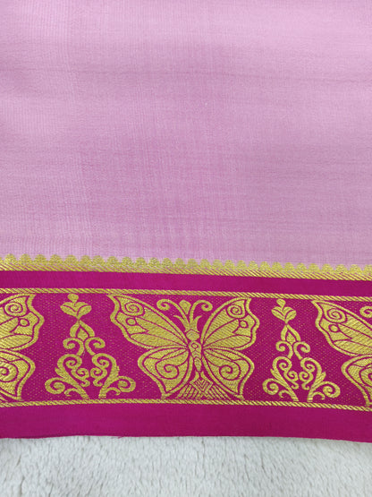 Pure Crepe Mysore silk saree 1112901 (120GSM)