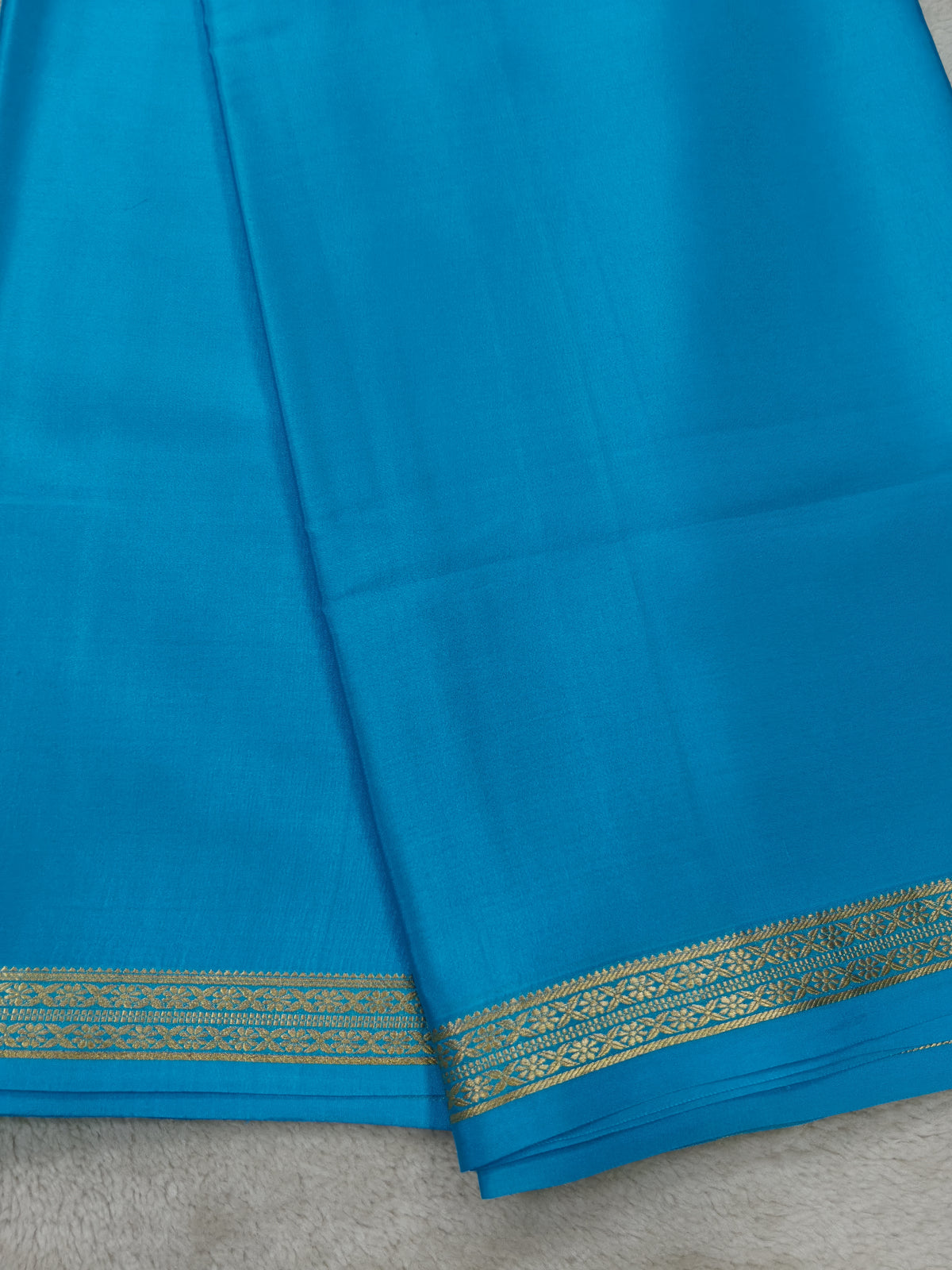 Pure Crepe Mysore silk saree 1112901 (120GSM)