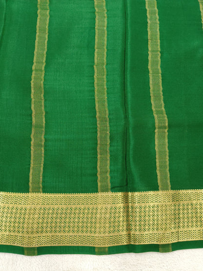 Pure crepe Mysore silk saree 1112901 (120GSM)