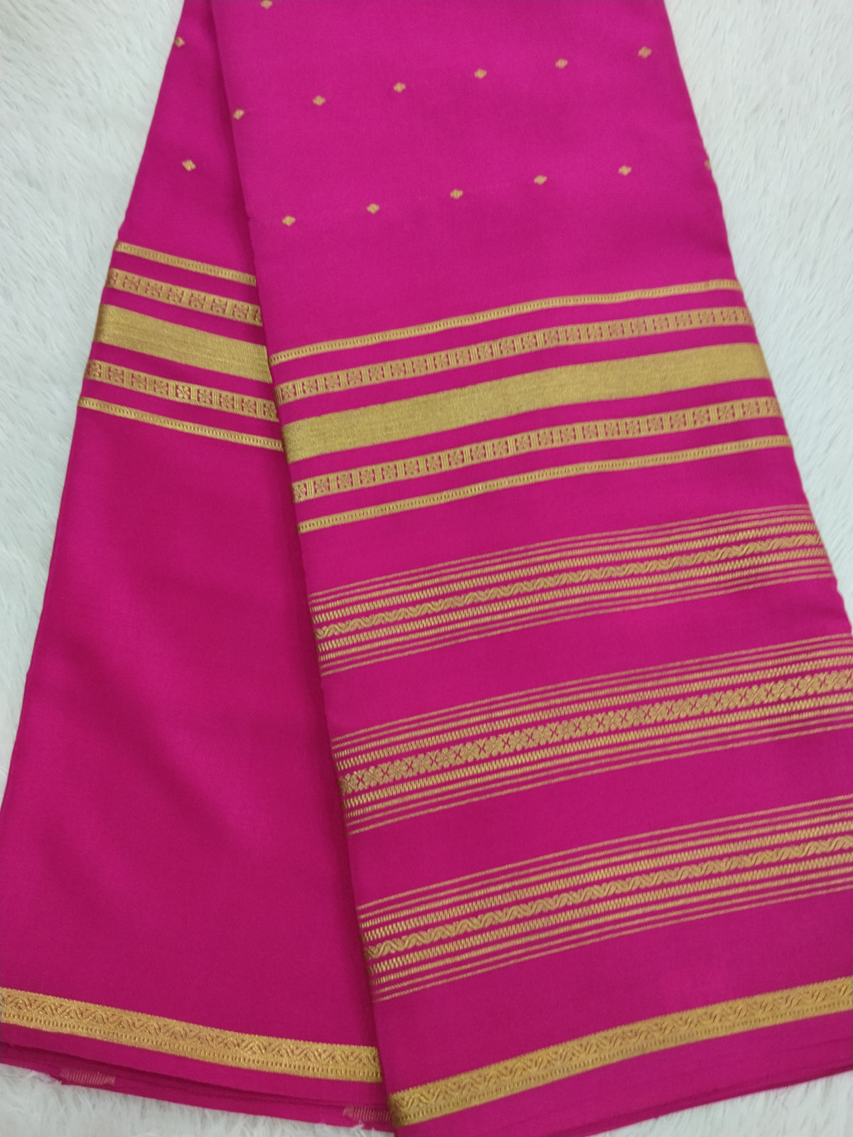 Pure Crepe Mysore Silk 1112901 ( 120 Gsm )