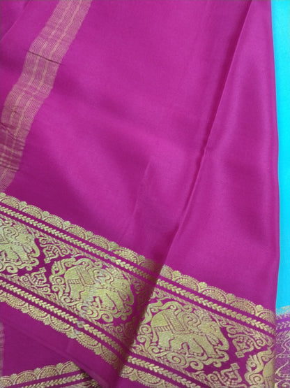 Pure Crepe Mysore Silk 1112901 ( 120 Gsm )