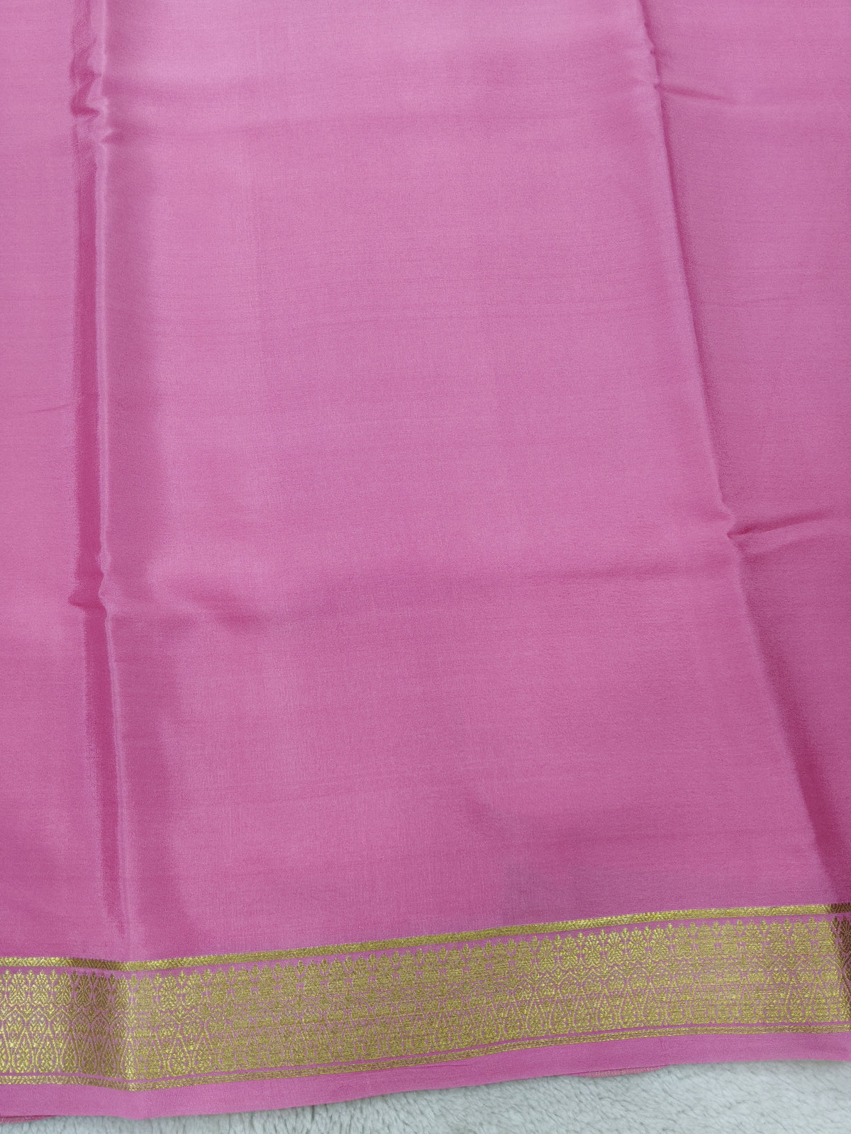 Pure crepe Mysore silk saree 1112901(120GSM)
