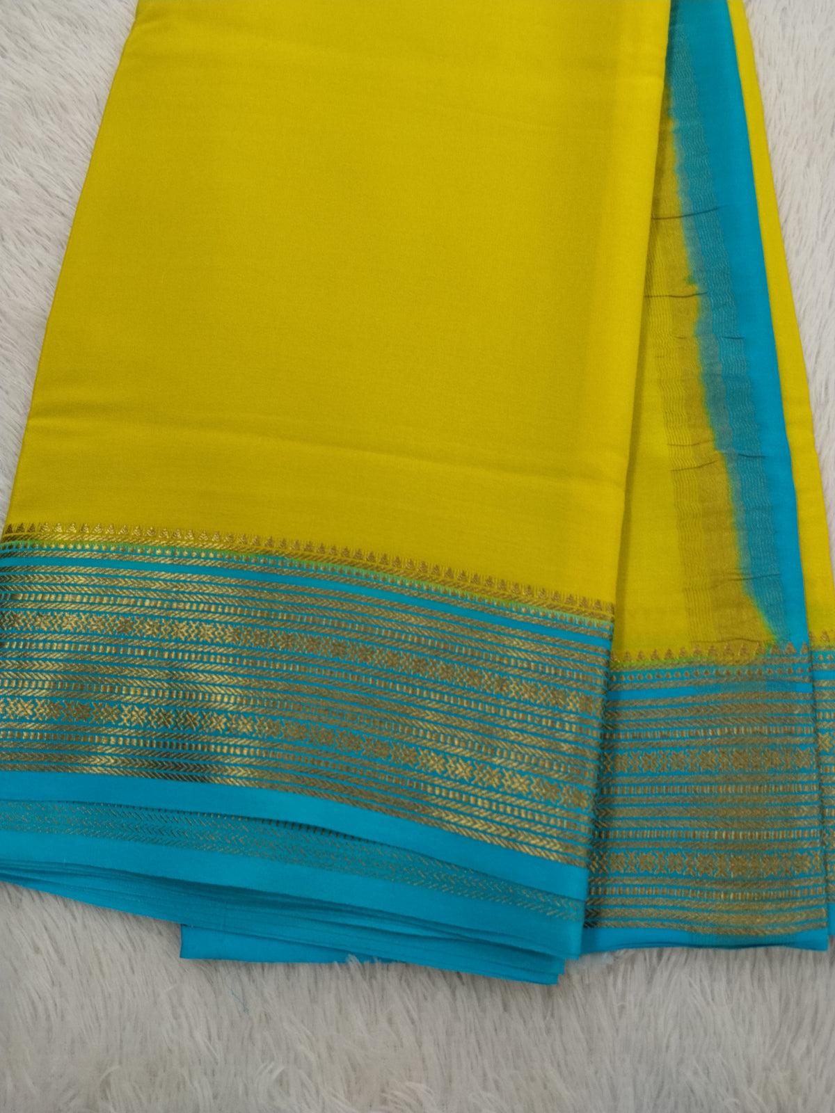 Pure Crepe Mysore Silk 1112901 ( 120 Gsm )