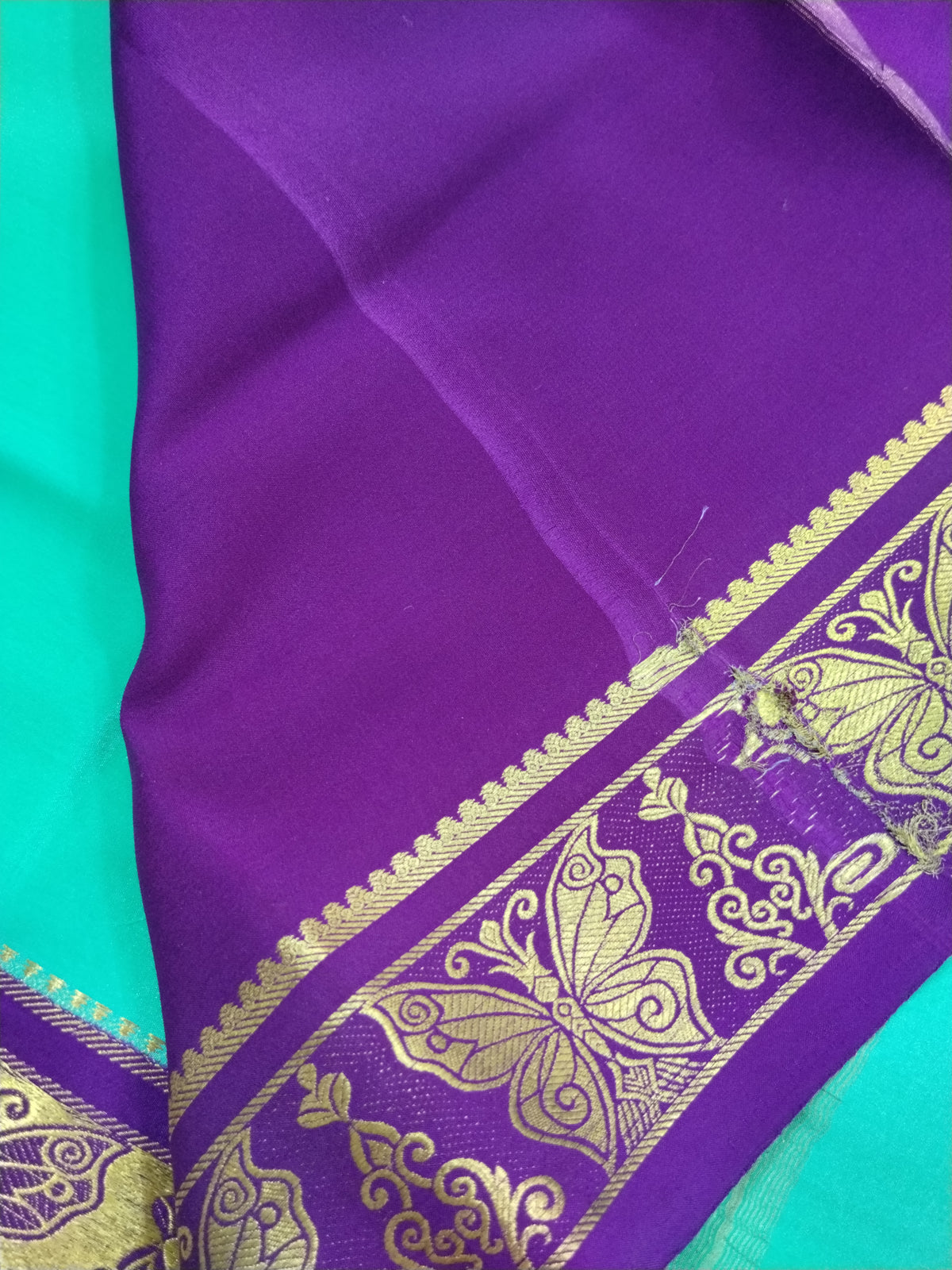 Pure Crepe Mysore Silk 1112901 ( 120 Gsm )