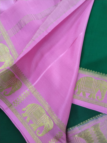 Pure crepe Mysore Silk 1112901 ( 120 Gsm )