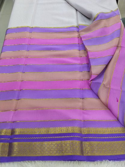 Pure Crepe Mysore Silk 1112901 ( 120 Gsm ) without blouse