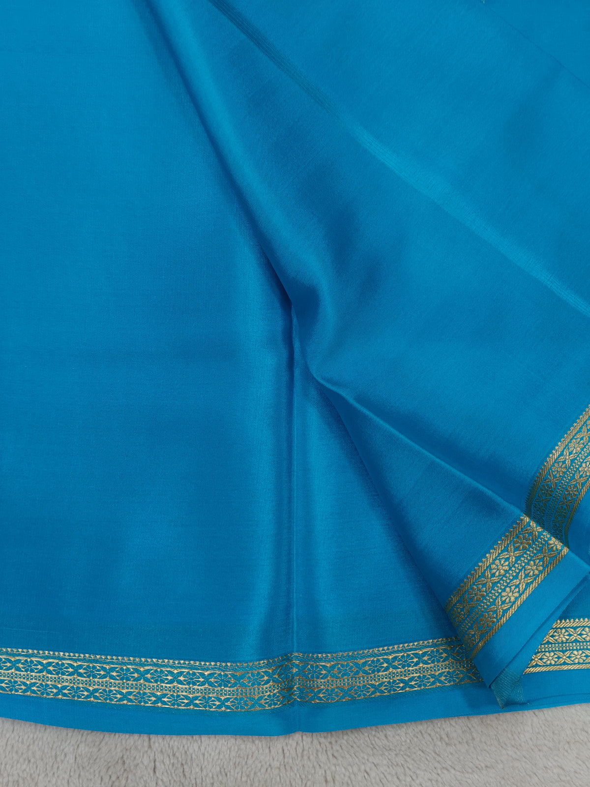 Pure Crepe Mysore silk saree 1112901 (120GSM)