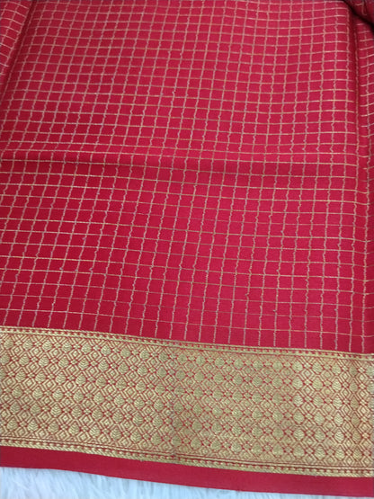 Pure Crepe Mysore Silk 1112901 ( 120 Gsm )