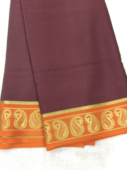 Pure Crepe Mysore silk saree 1112901 (120GSM)