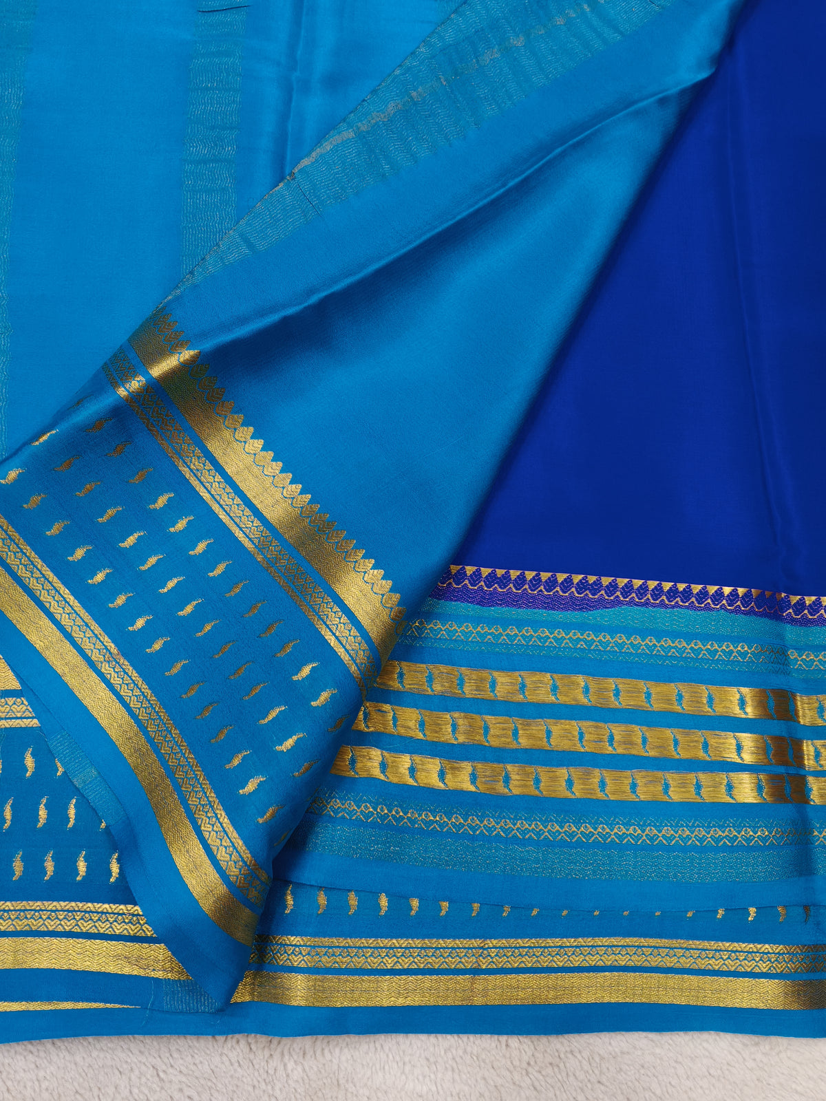 Pure crepe Mysore Silk 1112901 ( 120 Gsm )