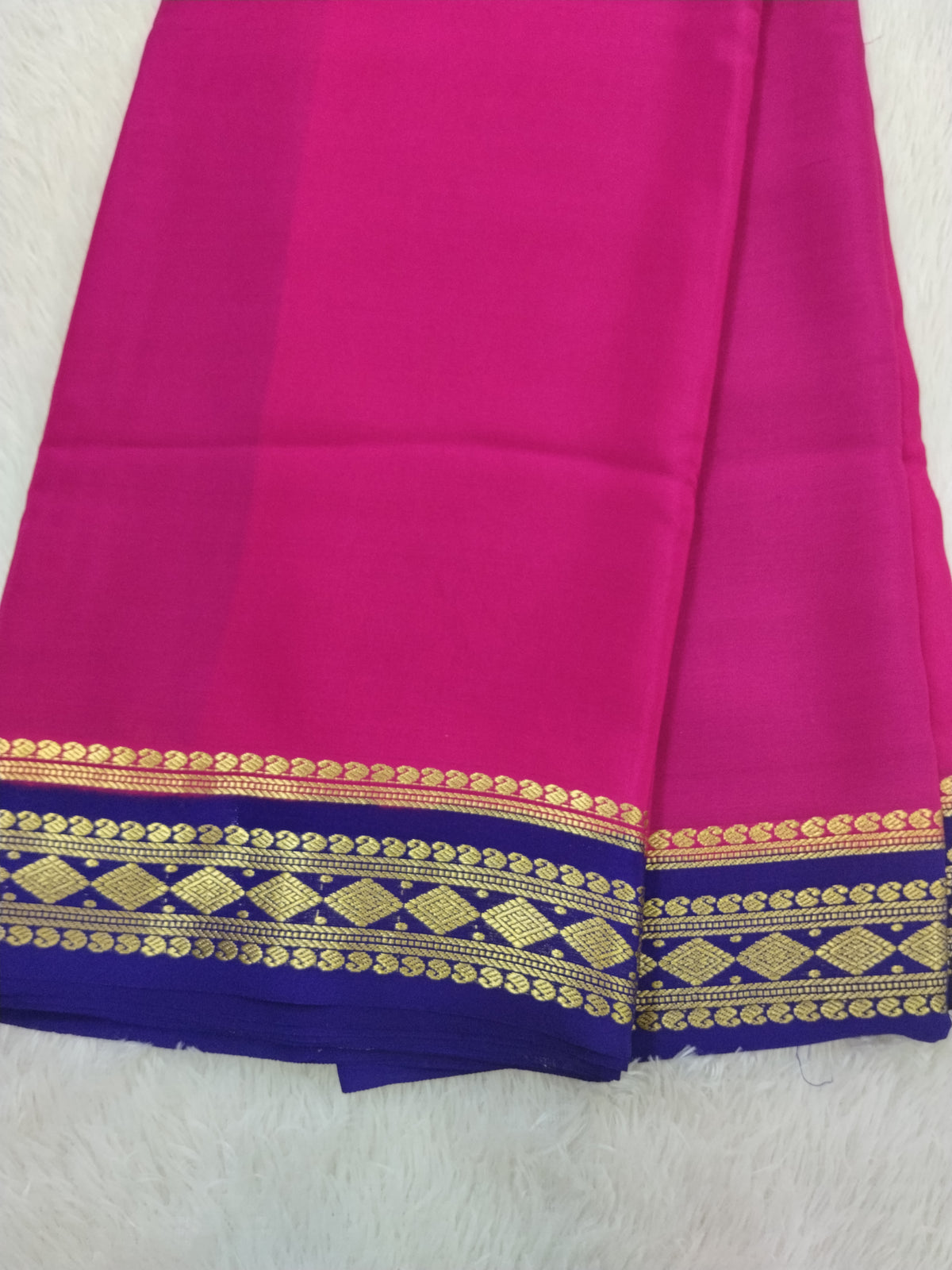 Pure crepe Mysore Silk 1112901 ( 120 Gsm )