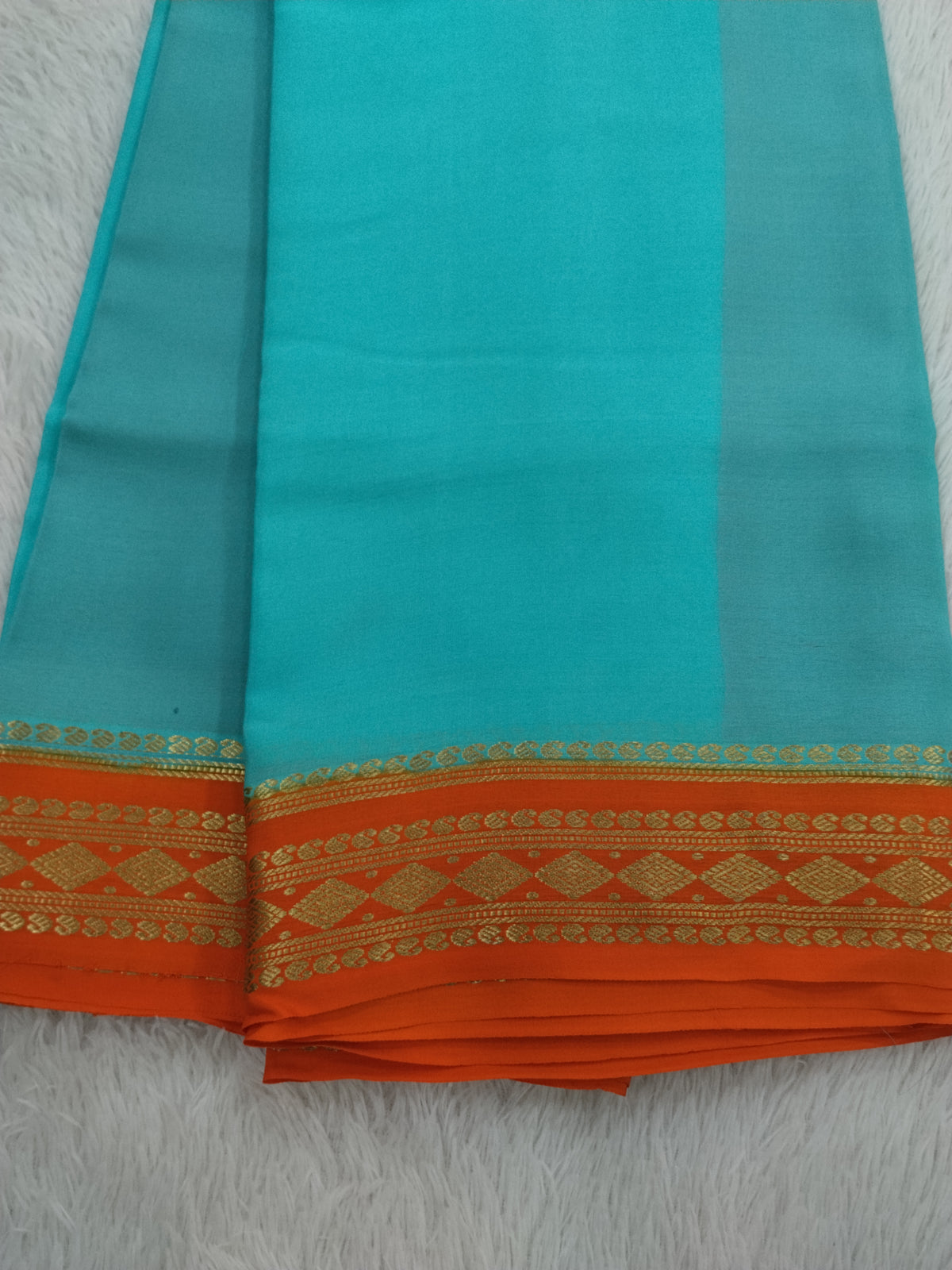 Pure Crepe Mysore Silk 1112901 ( 120 Gsm )