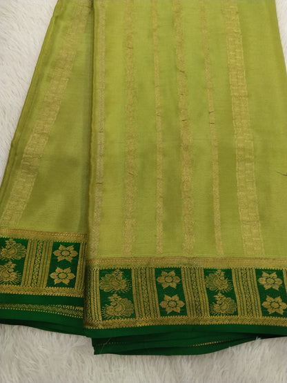 Pure Crepe Mysore Silk 1112901 ( 120 Gsm )