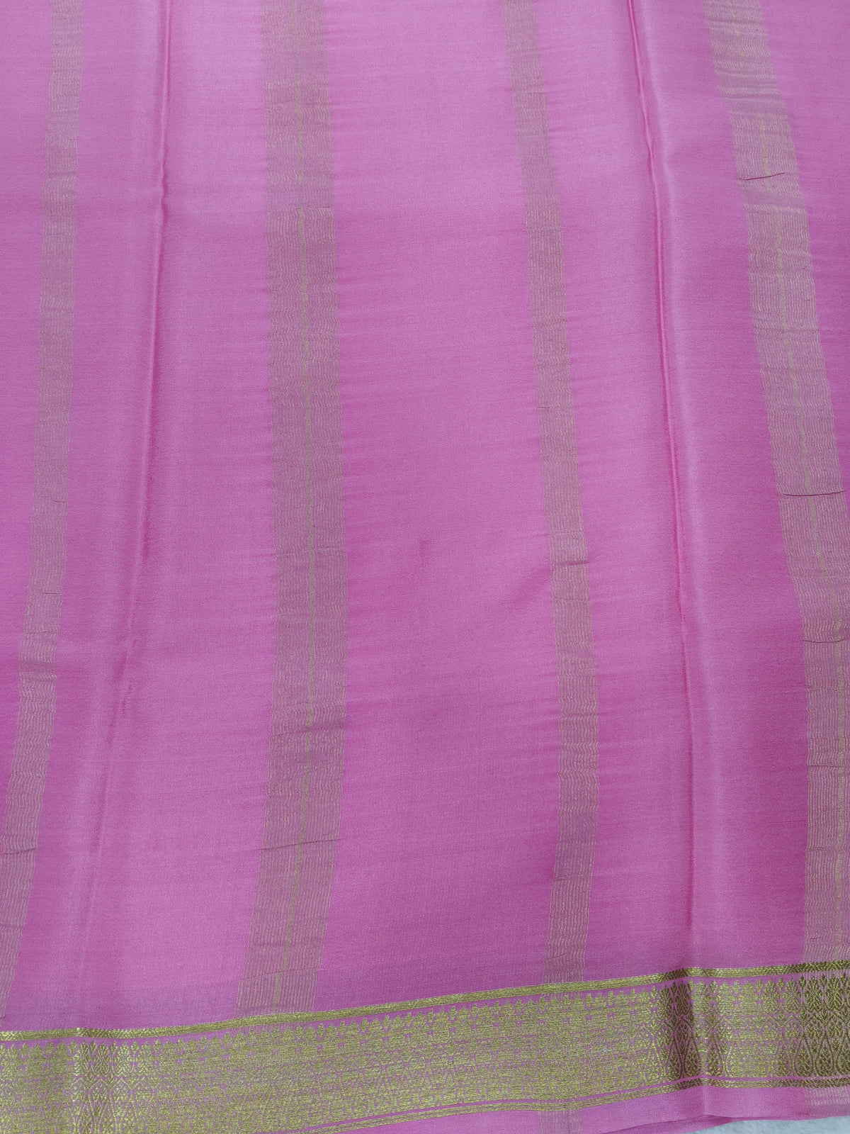 Pure crepe Mysore silk saree 1112901(120GSM)