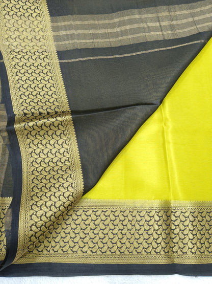 Pure  crepe Mysore silk saree1112901(120GSM)