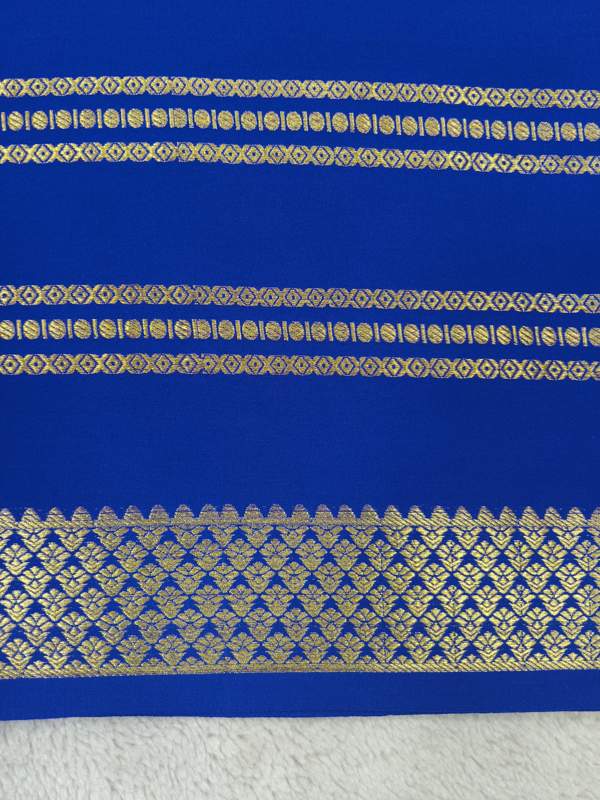 Pure Crepe Mysore silk saree 1112901 (120GSM)