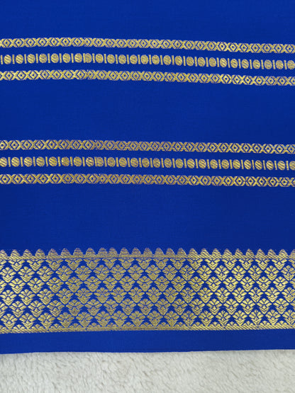Pure Crepe Mysore silk saree 1112901 (120GSM)