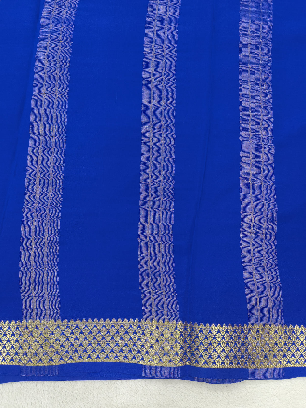 Pure Crepe Mysore silk saree 1112901 (120GSM)