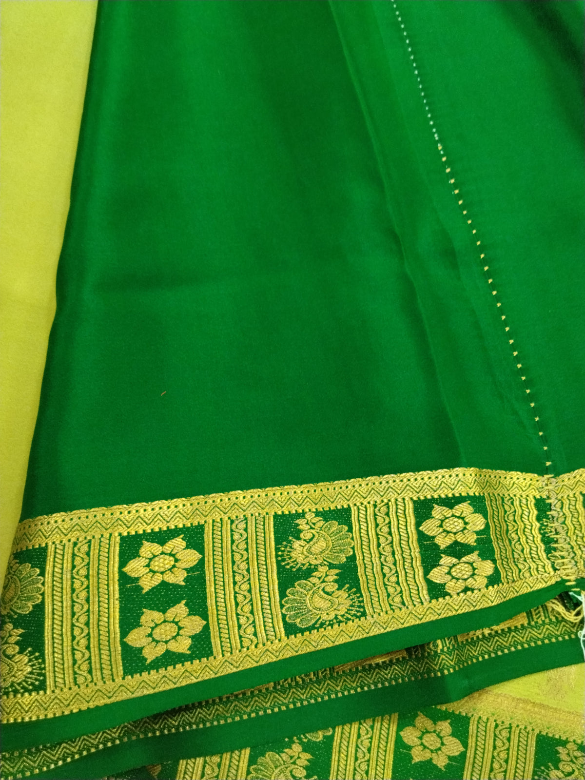 Pure Crepe Mysore Silk 1112901 ( 120 Gsm )