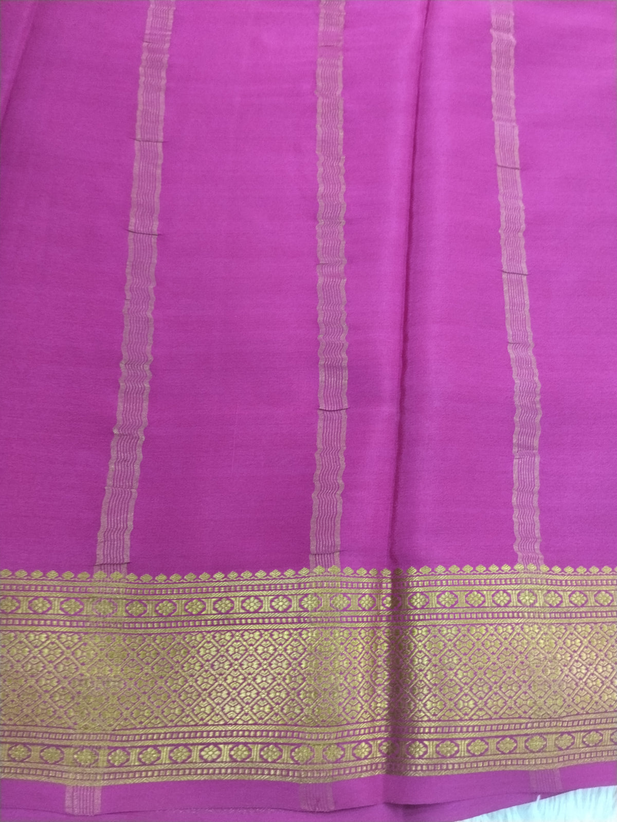Pure crepe Mysore Silk 1112901 ( 120 Gsm )