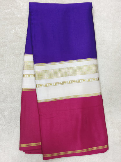 Pure Crepe Mysore silk saree 1112901 (120GSM)