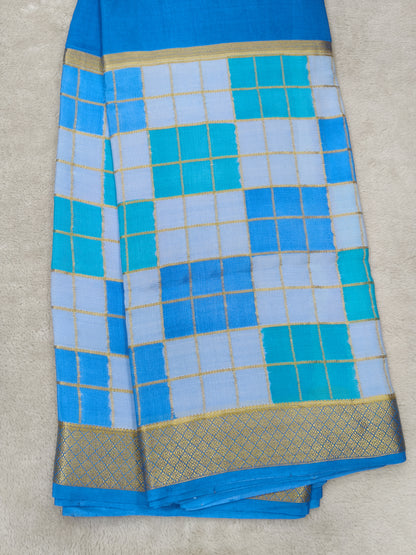 Pure Crepe Mysore silk saree 1112901 (120GSM)