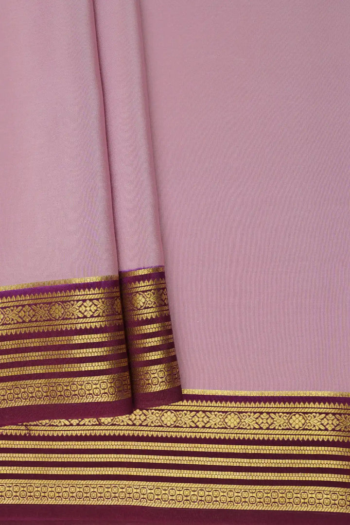  purple and brown mysore silk new collection sarees