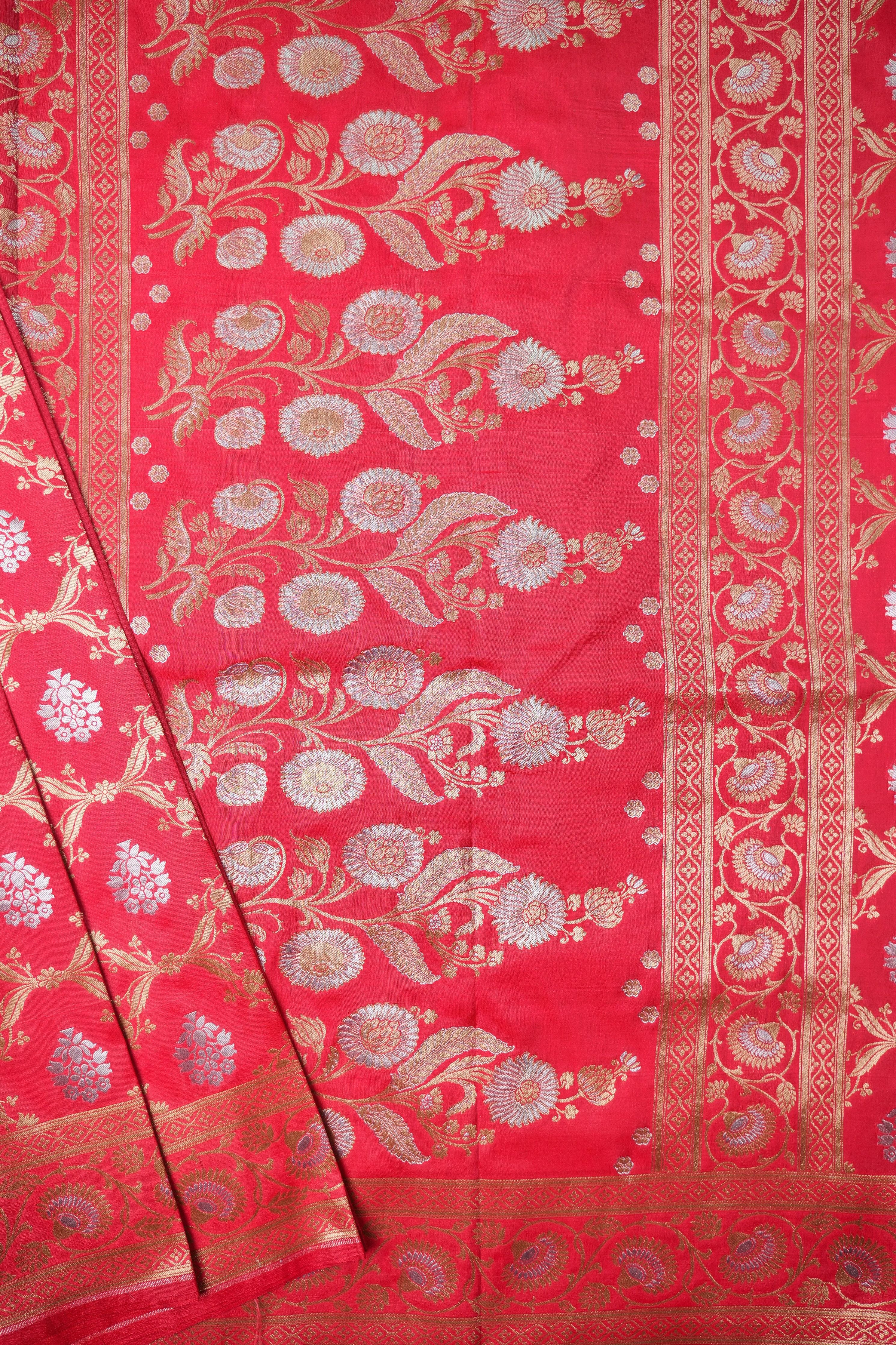 Banarasi Tart Colour Blended Katan Silk Saree
