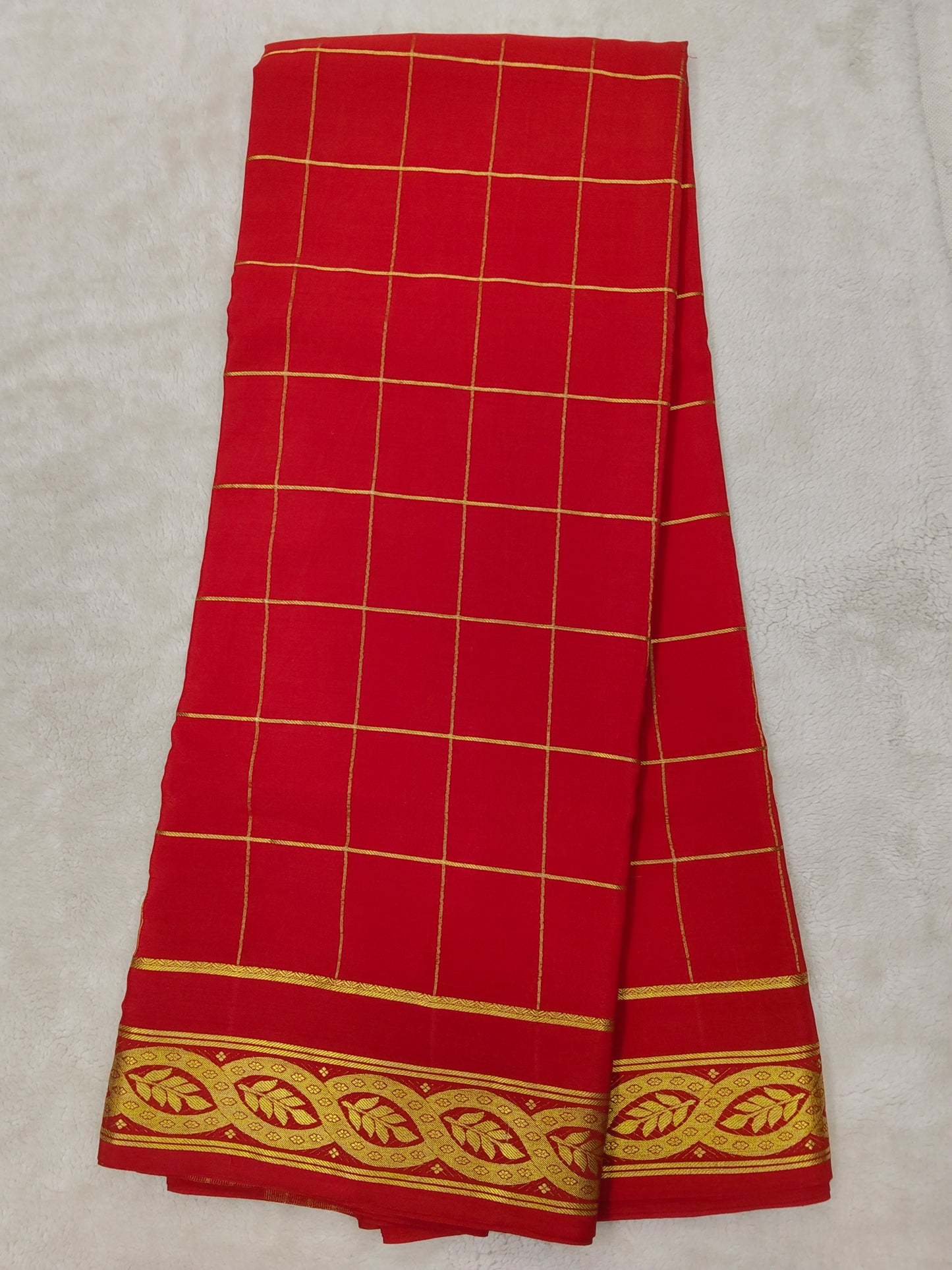 Pure mysore crepe silk saree-120 GSM(1103305)
