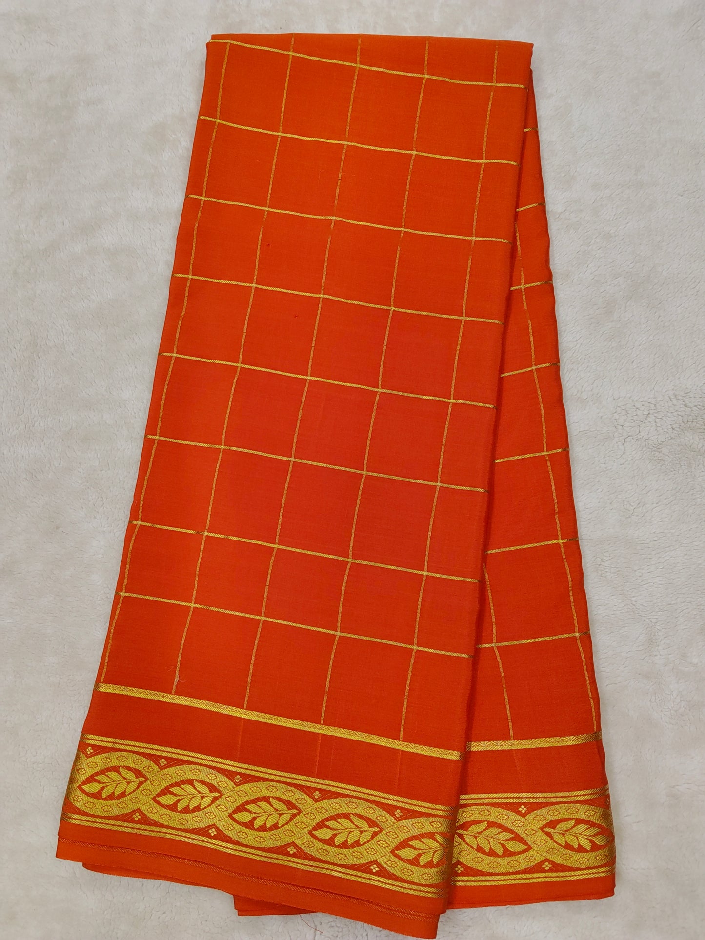 Pure crepe mysore silk saree-120 GSM(1103305)