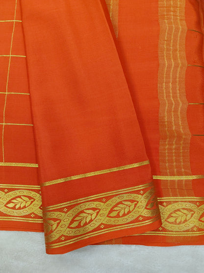 Pure crepe mysore silk saree-120 GSM(1103305)