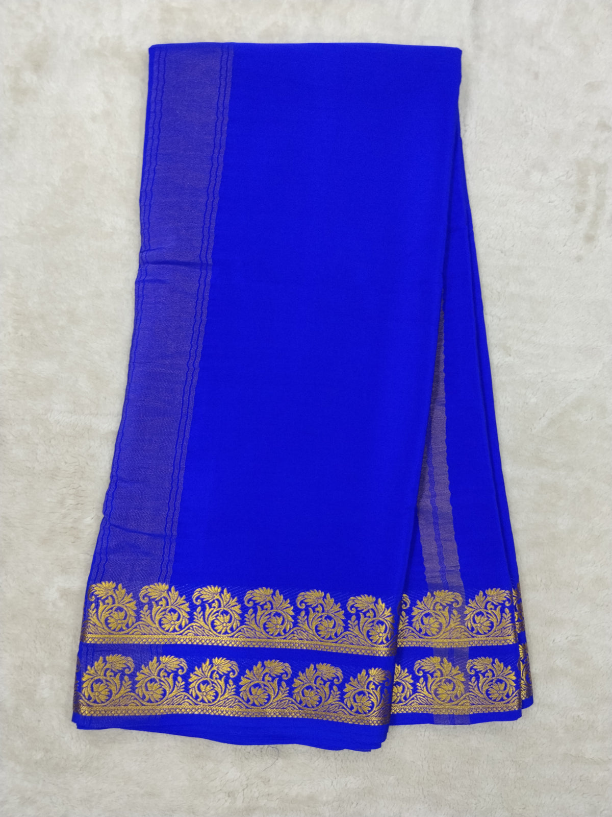 Pure mysore silk saree-(1459099)