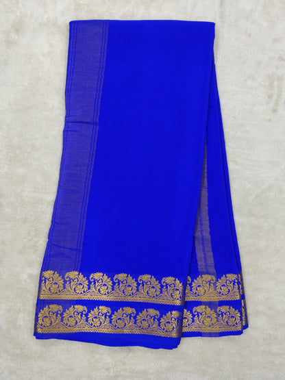 Pure mysore silk saree-(1459099)