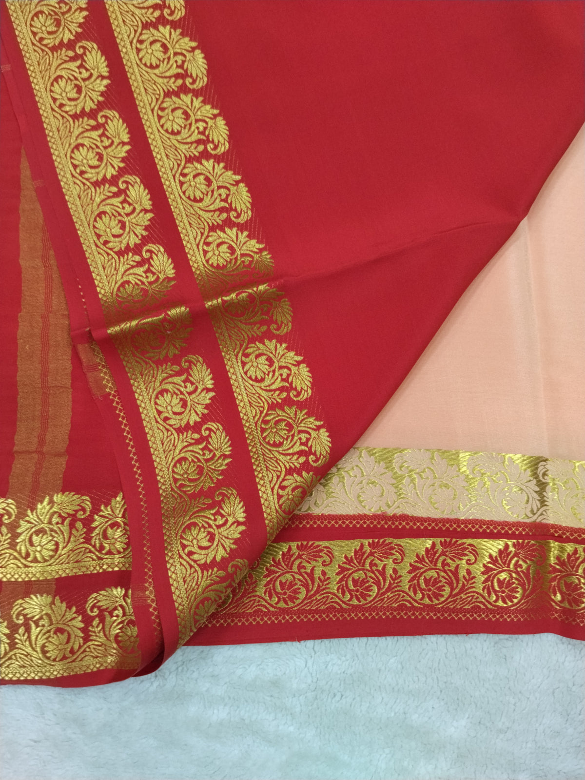 Pure mysore silk saree -(1459099)