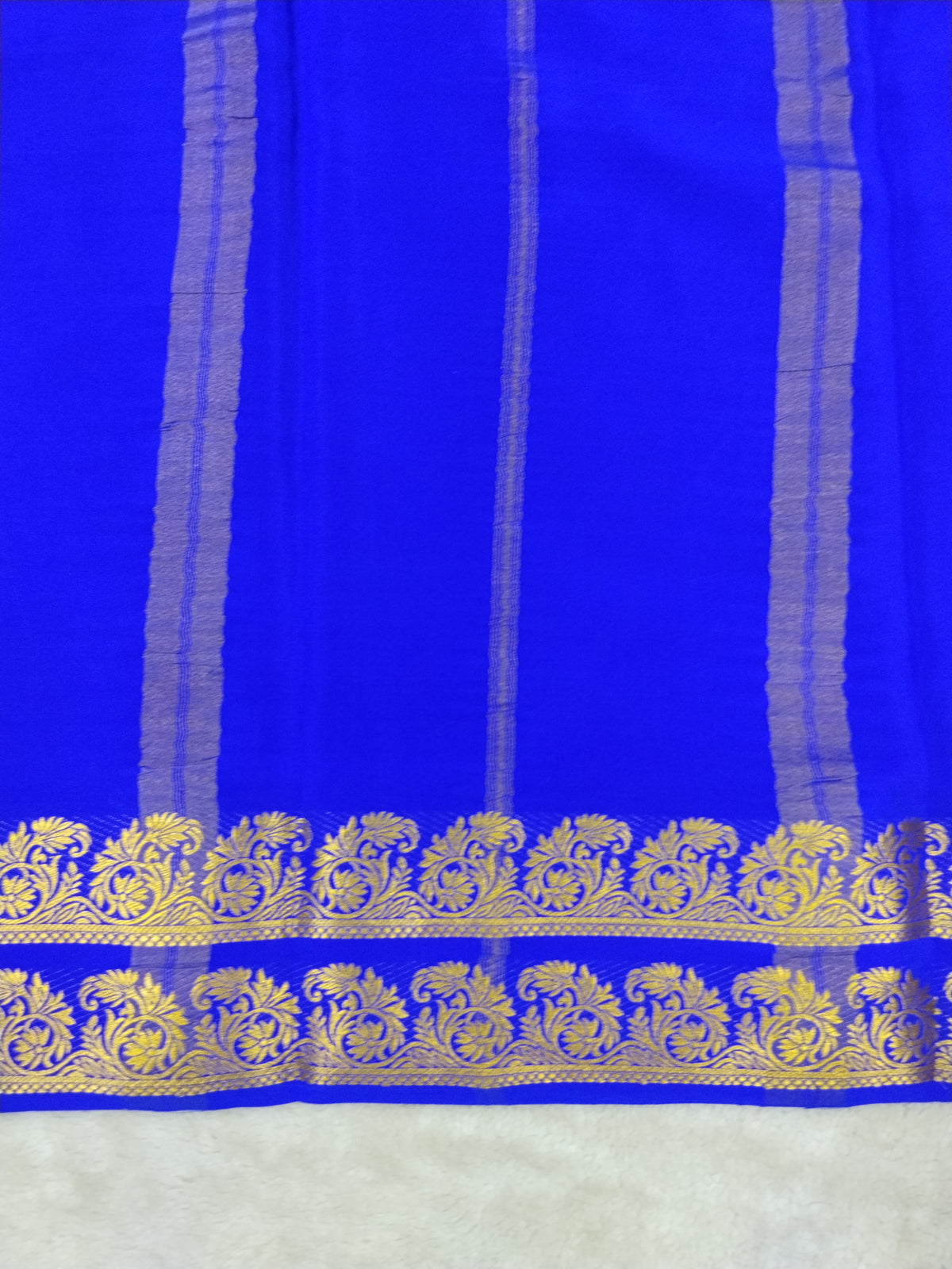 Pure mysore silk saree-(1459099)