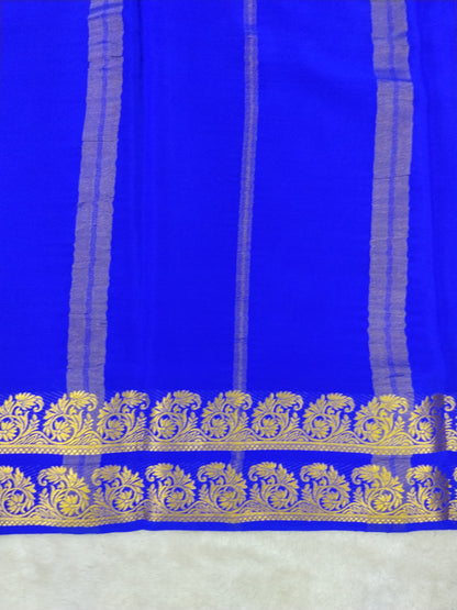 Pure mysore silk saree-(1459099)
