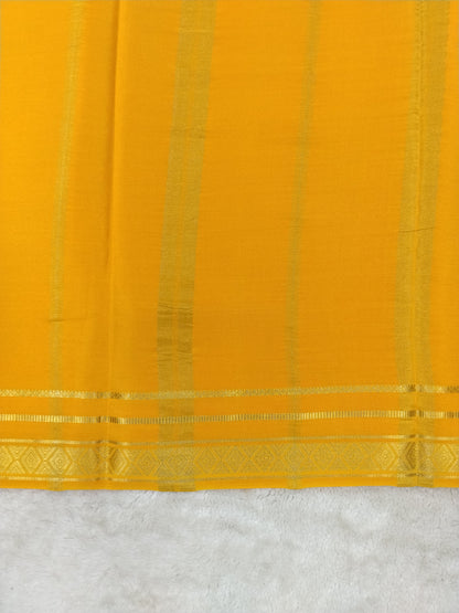 Pure mysore silk saree-(145302)
