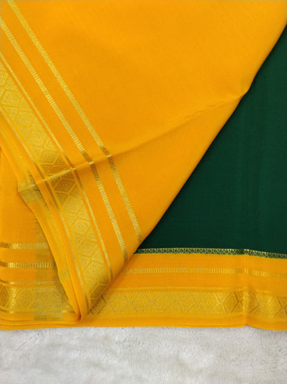 Pure mysore silk saree-(145302)